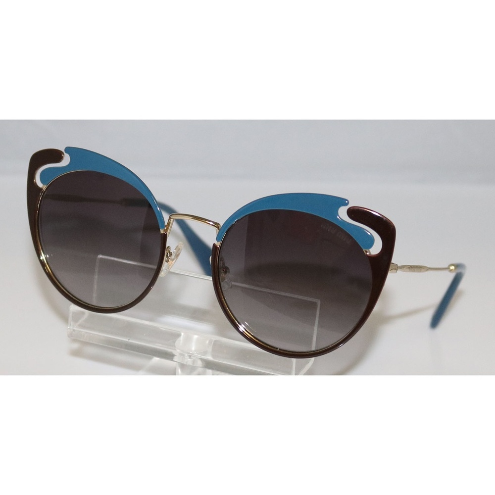 New Miu Miu Blue Cat eye Sunglasses